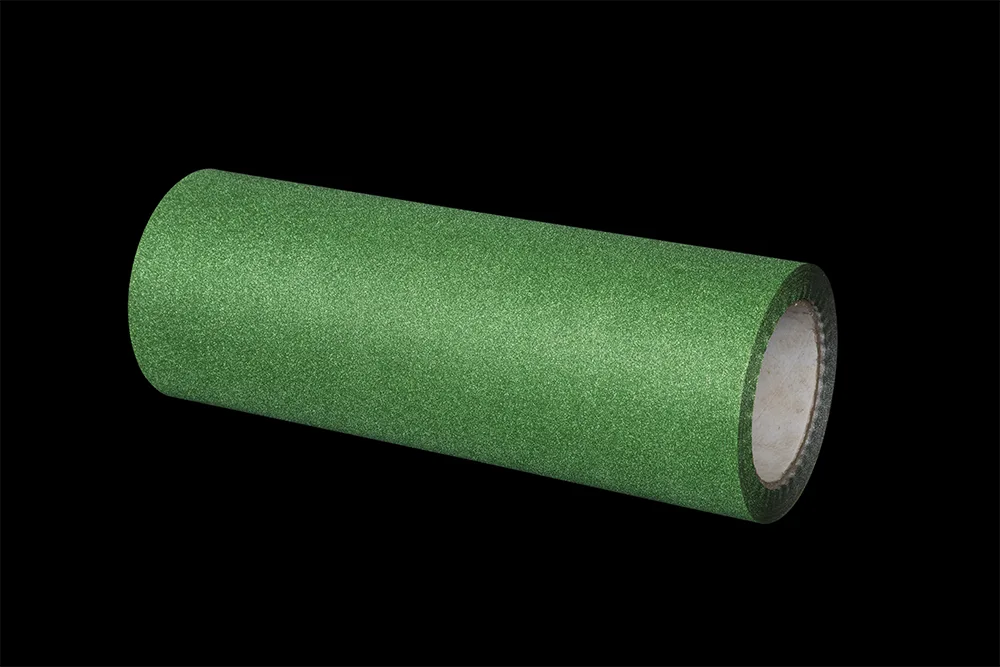 Green Glitter Film